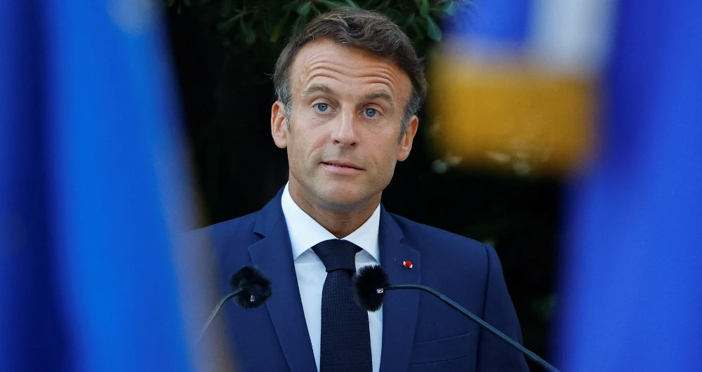Macron has grown increasingly critical of the Russian president as the war bears on. (´Reuters)