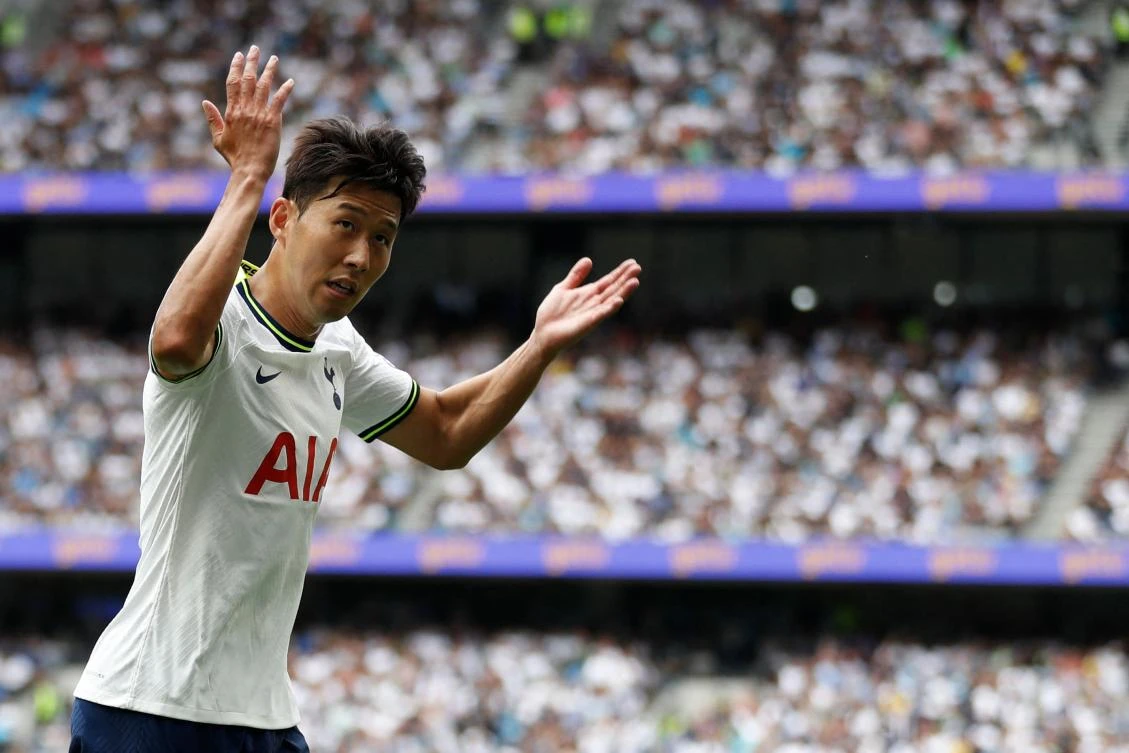 Tottenham Hotspur’s South Korean striker Son Heung-Min. (AFP)