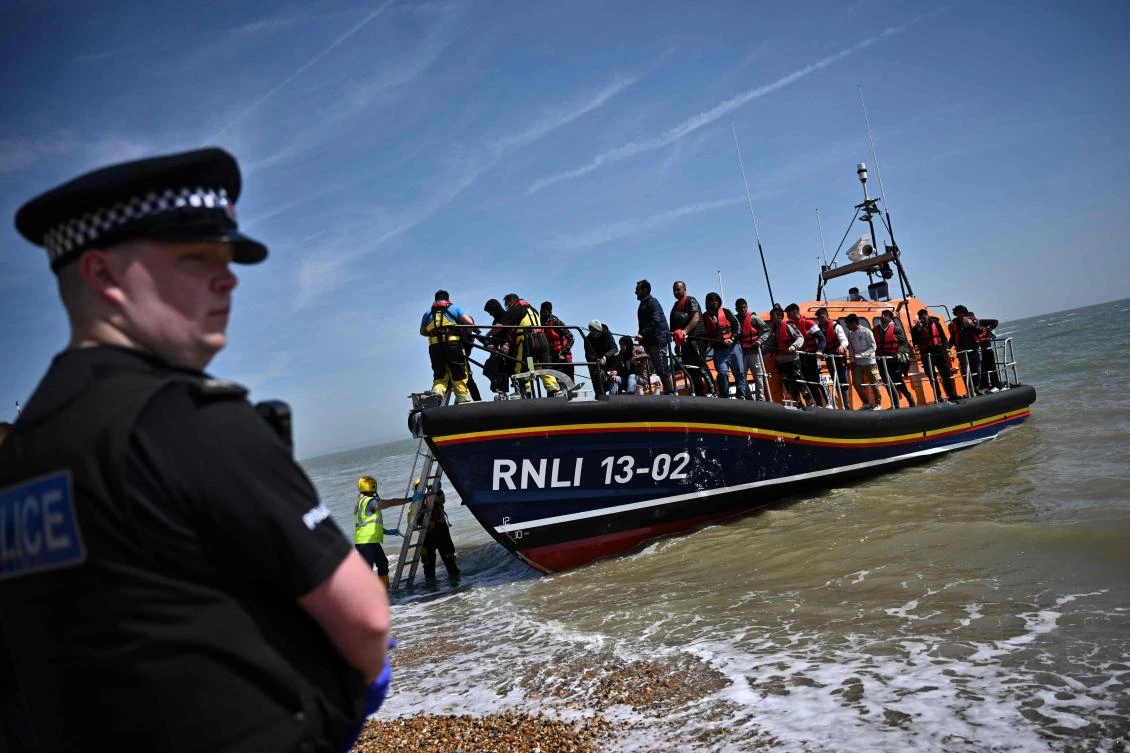In 2021, 28,526 people were detected arriving on small boats — with the highest number from Iran followed by Iraq, Eritrea, and Syria. (AFP file photo)