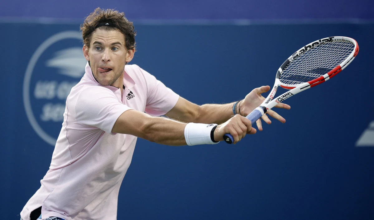 Thiem triumphs in Winston-Salem Open after top seed Dimitrov retires