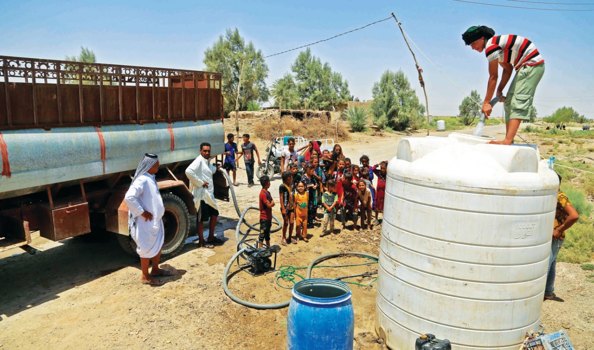 Boiling heat and no water: Taps run dry in southern Iraq