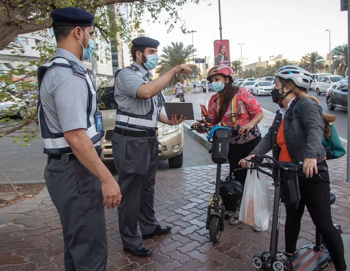 The goal for enforcing fines to was to ensure ‘the highest standards of security and safety,’ Abu Dhabi authorities say. (Facebook: Abu Dhabi Police)