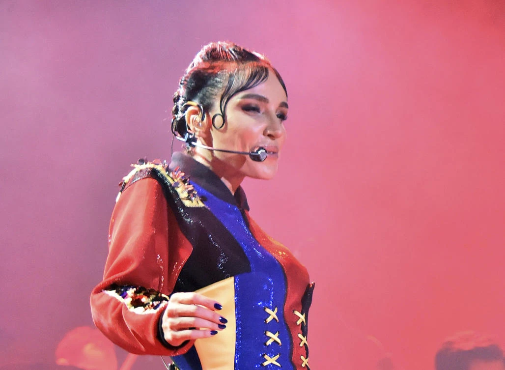 Turkish pop star Gulsen has been arrested on charges of ‘inciting hatred and enmity.’ (Depo Photos via AP)