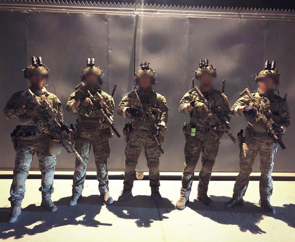 Dutch commandos are seen outside their quarters during the Afghan war. (Twitter photo)