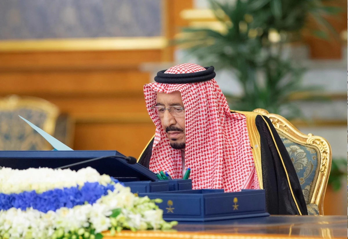 Saudi Arabia's King Salman chairs the weekly Cabinet session on Tuesday. SPA