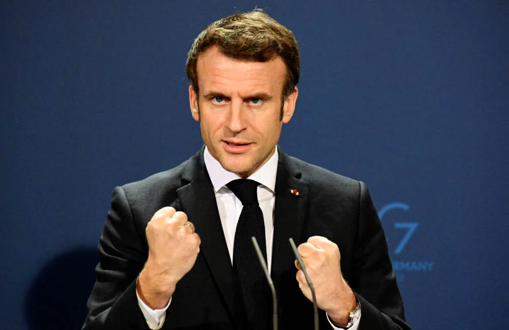 Emmanuel Macron. (REUTERS)