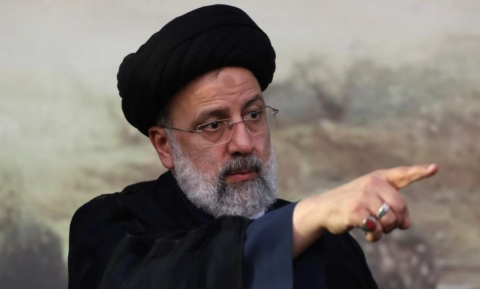 Ebrahim Raisi at a presidential campaign rally in Eslamshahr, southwest of Tehran, Iran, June 6, 2021. (AP Photo)