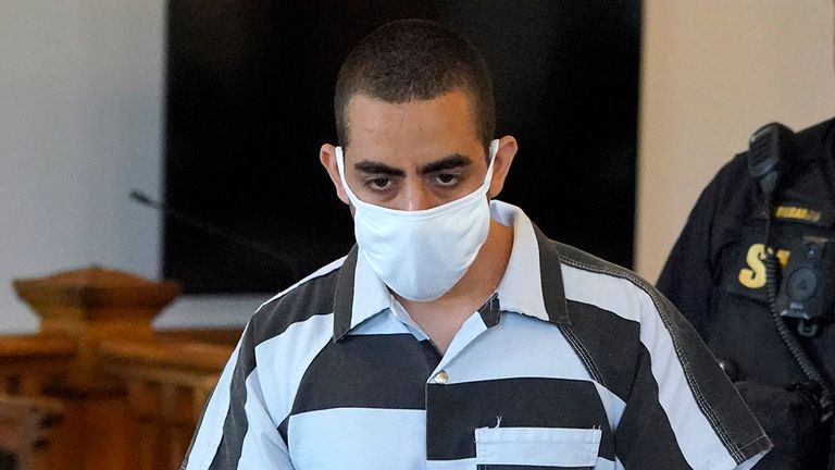 Hadi Matar appears in a New York court. (AP Photo)