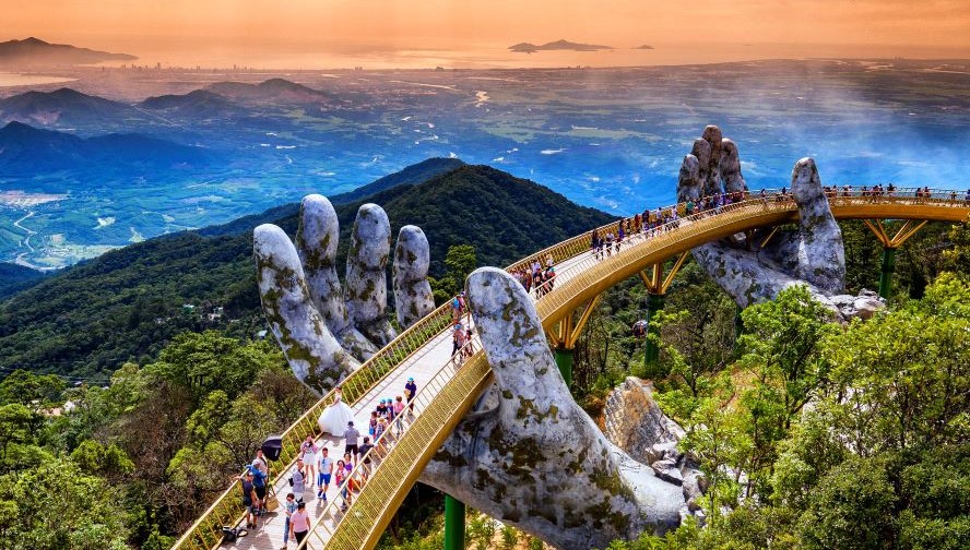 Cau Vang (Golden Bridge) in Da Nang Province, Vietnam. (Supplied)