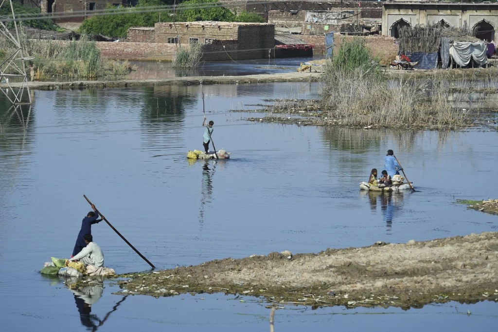 About 33 million people have been affected by the flooding, which has destroyed 1 million homes, according to the UN. (AFP)