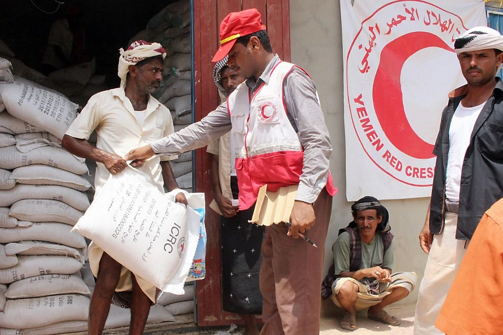The ICRC, in partnership with the Yemeni Red Crescent Society and other movement partners, has work to alleviate the suffering of affected communities in Yemen. (AFP file photo)