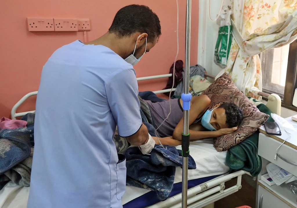 More than 17.9 million of Yemen’s 30 million population needed health care services in 2020. (AFP file photo)