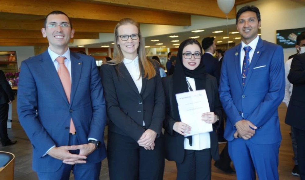 Sarah Niazi recently returned from an intensive training course at Les Roches school in Switzerland. (Supplied)