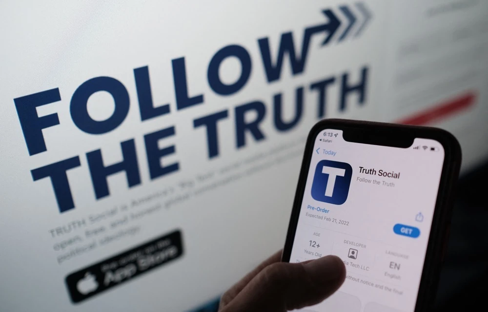 Trump’s QAnon posts highlight Truth Social’s extremist presence