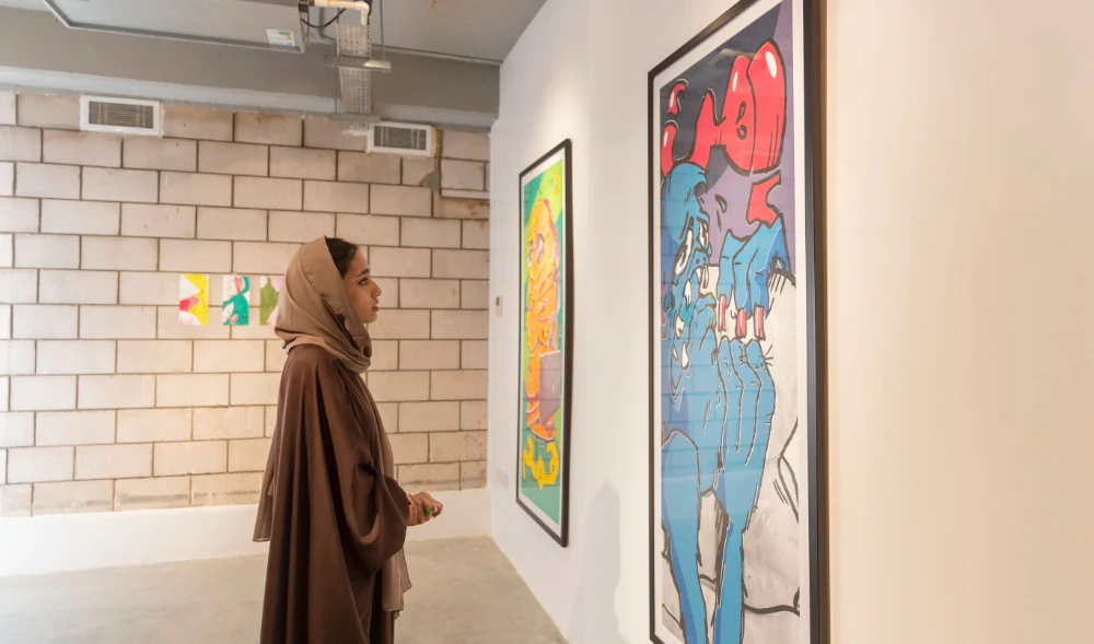 Saudi Arabia’s Misk silkscreen micro-residency etches pure emotion on print