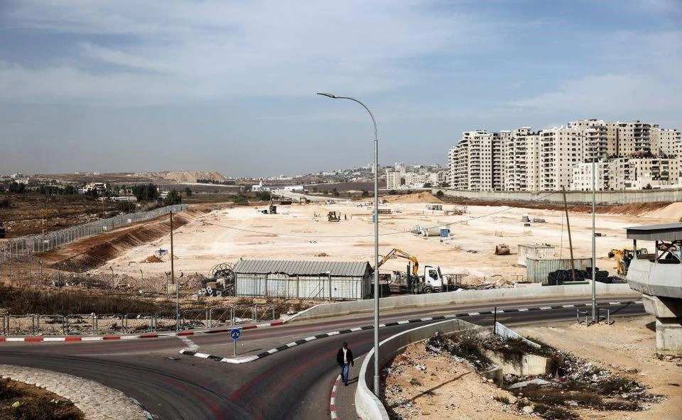 The former Atarot airport near Qalandia, in the occupied West Bank, where Israel plans to build a settlement that it would designate as a new neighborhood of Jerusalem, Nov. 25, 2021. (Reuters)