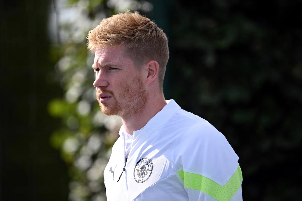 Kevin De Bruyne has won 10 major trophies since joining the club in 2015. (AFP)