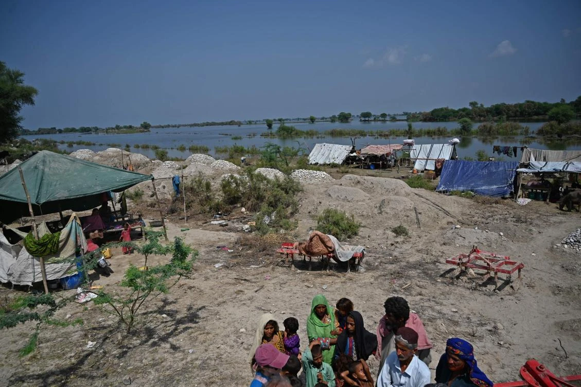 As many as 33 million of Pakistan’s 220 million population were hit by unprecedented floods brought by record monsoon rains and glacier melt in the northern mountains. (AFP)