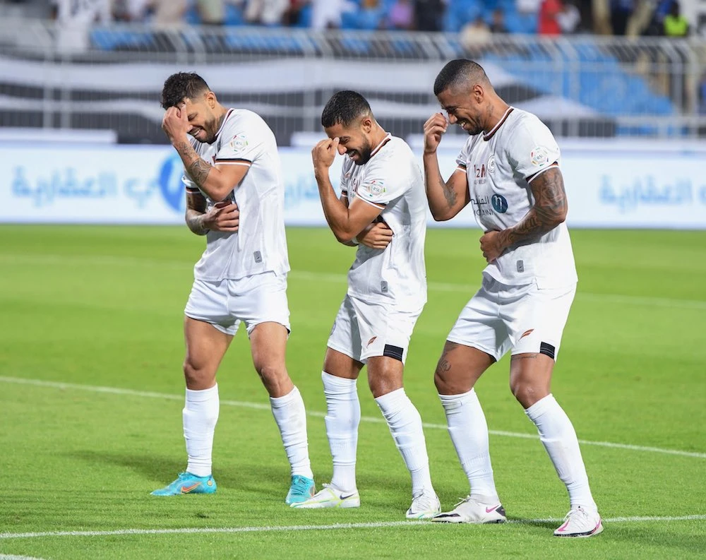 Al-Shabab have now claimed a maximum of nine points from their three matches and top the standings. (Twitter: @AlShababSaudiFC)