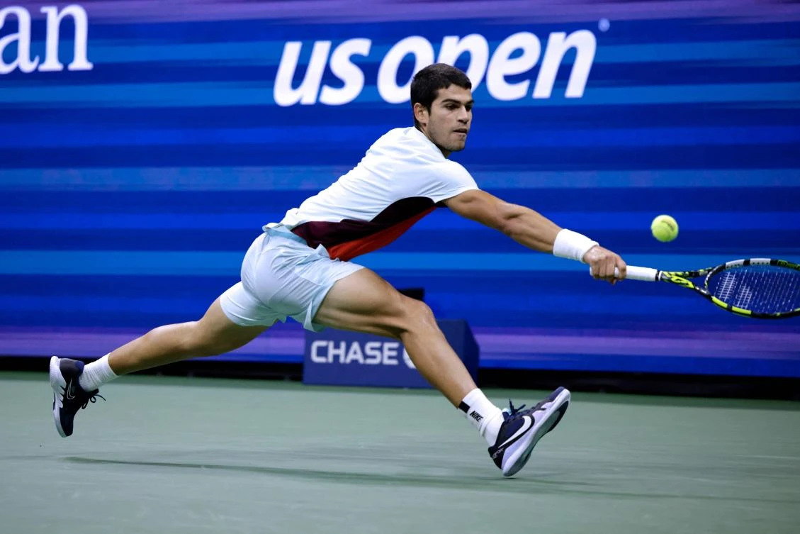 The 19-year-old Spaniard becomes the youngest men’s Grand Slam finalist since compatriot Rafael Nadal captured the first of his 22 Slams at the 2005 French Open. (AFP)