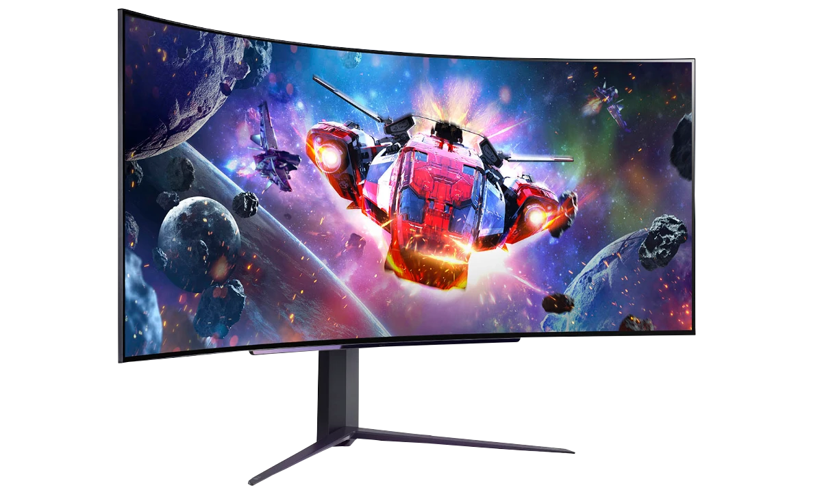 The 45GR95QE is LG’s first-ever display to combine a 45-inch screen-size with an 800 R curvature — a pairing that helps boost users’ sense of immersion.