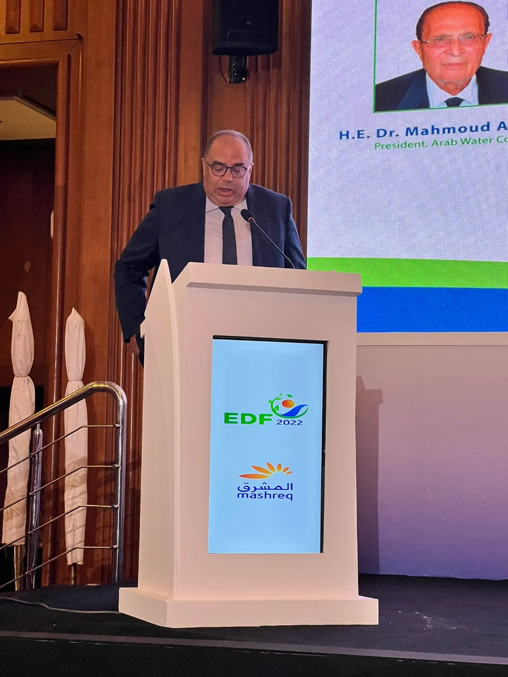 The "Environment and Development Forum 2022 The Road to Sharm El Sheikh #Cop27" opened on Sunday under the auspices of Egypt's Ministry of Foreign Affairs. (Twitter: @Cop27P)