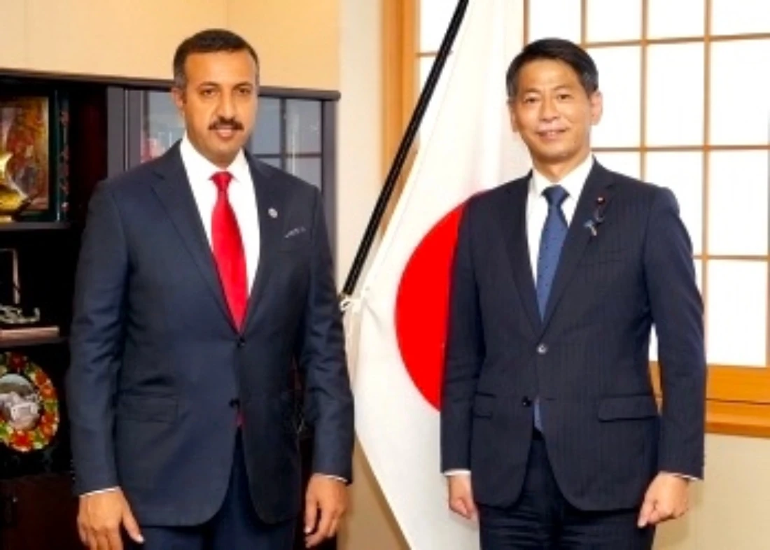 According to Japan’s Foreign Ministry, Yamada noted that bilateral cooperation is expanding not only in the fields of energy, politics, economy, commerce and security, but also in new fields such as space. (MOFA)