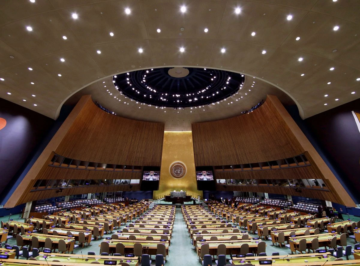 The 77th session of the UN General Assembly begins on Tuesday. (Reuters)