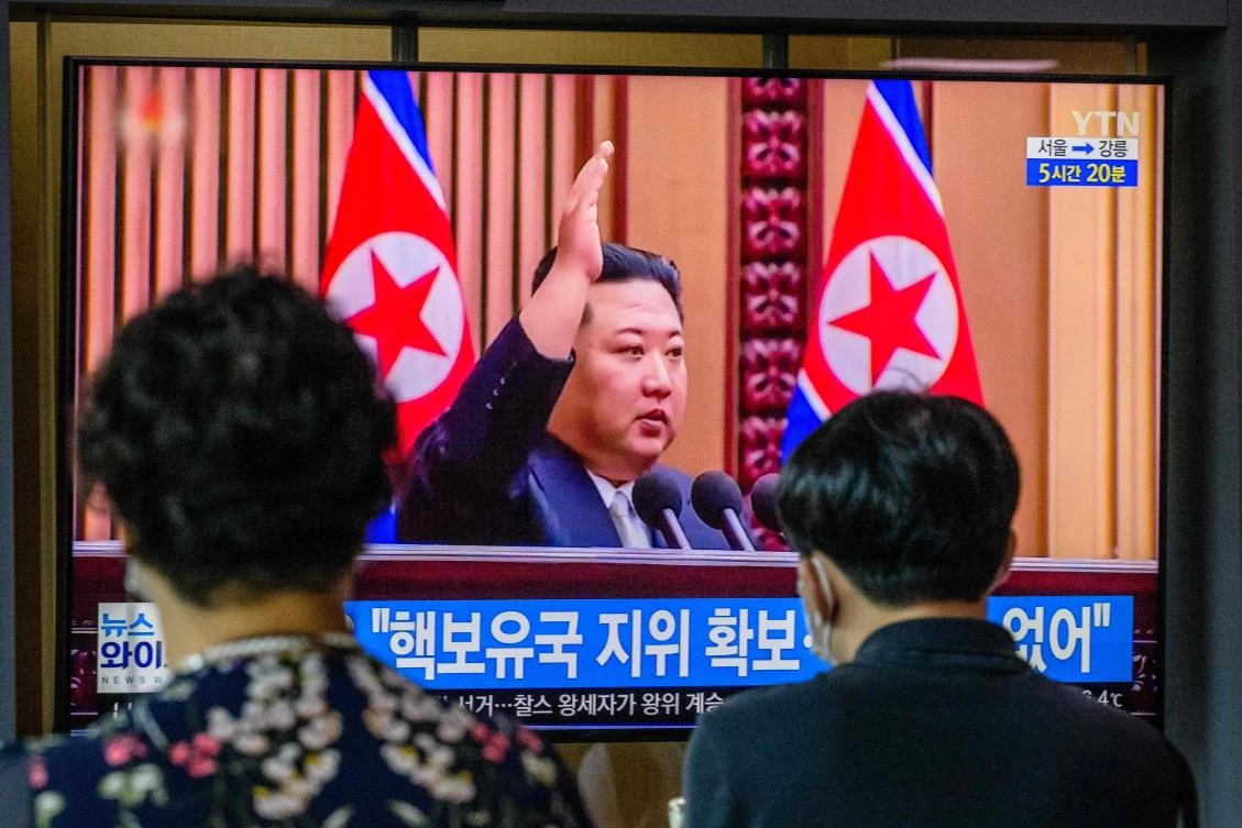 North Korean leader Kim Jong Un has dialed up weapons tests to a record pace this year by test-launching a slew of nuclear-capable ballistic missiles. (AFP)