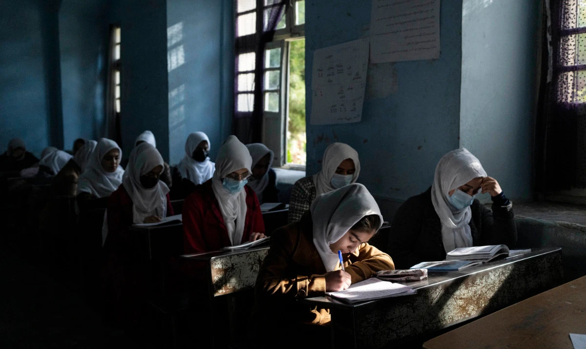 Afghans from across the country have taken to social media this week to protest the setback on girls’ education, appealing to the Taliban to allow girls to return to their studies. (AP/File)
