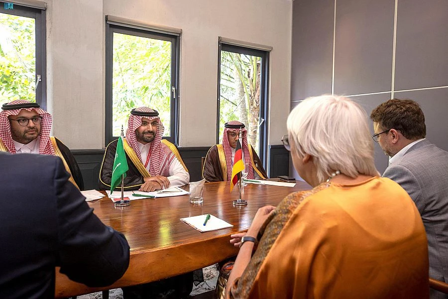 Saudi culture minister meets German, Cambodian counterparts at G-20 event