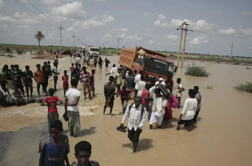 The UN’’s latest flooding report says some 286,400 people have been affected by the floods and 16,900 homes have been destroyed. (AP/File)