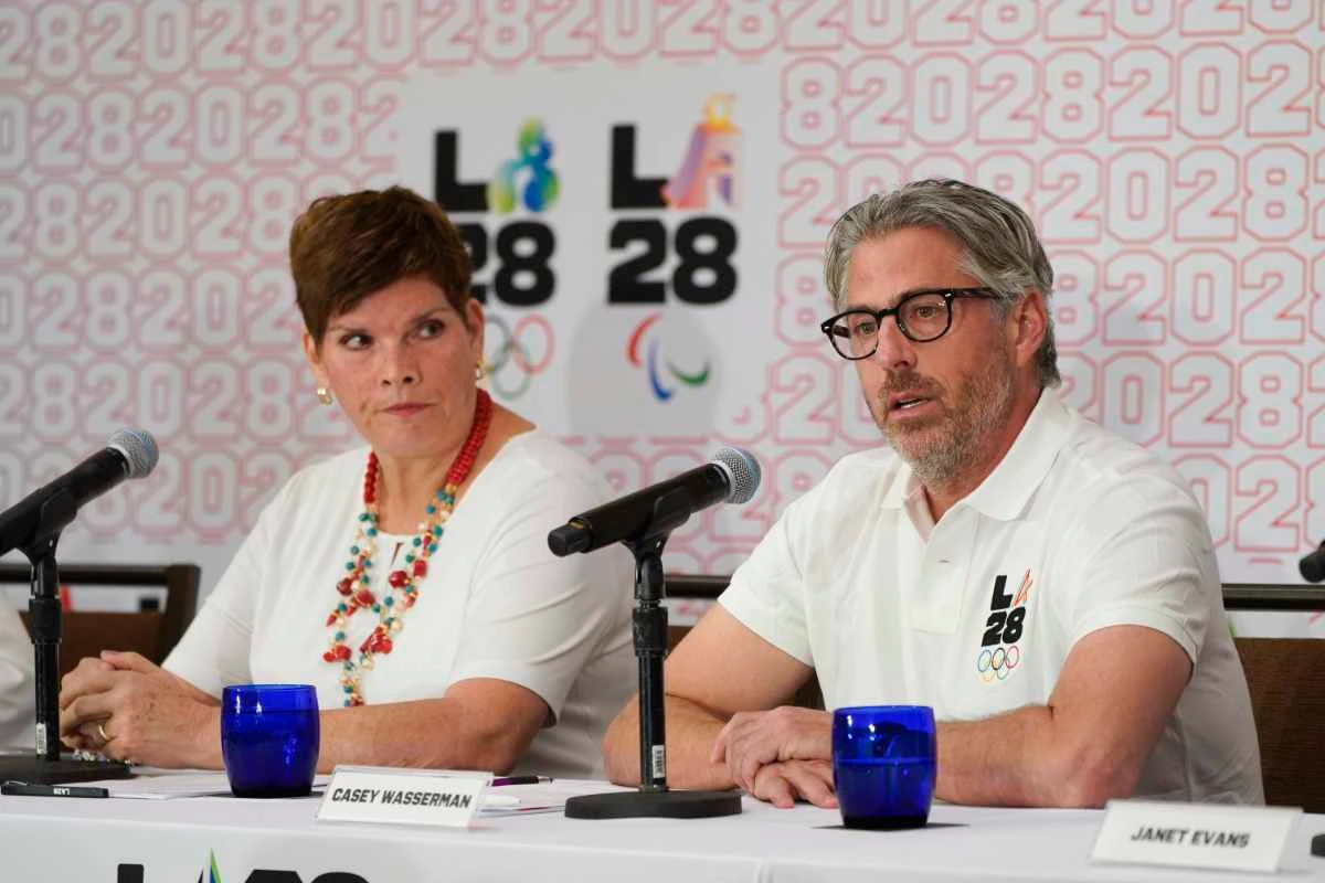 IOC committee visits sites for 2028 Olympics in Los Angeles