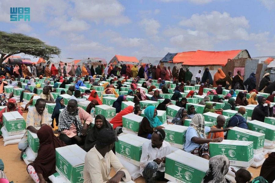 A total of 6,000 people benefited from the aid. (SPA)