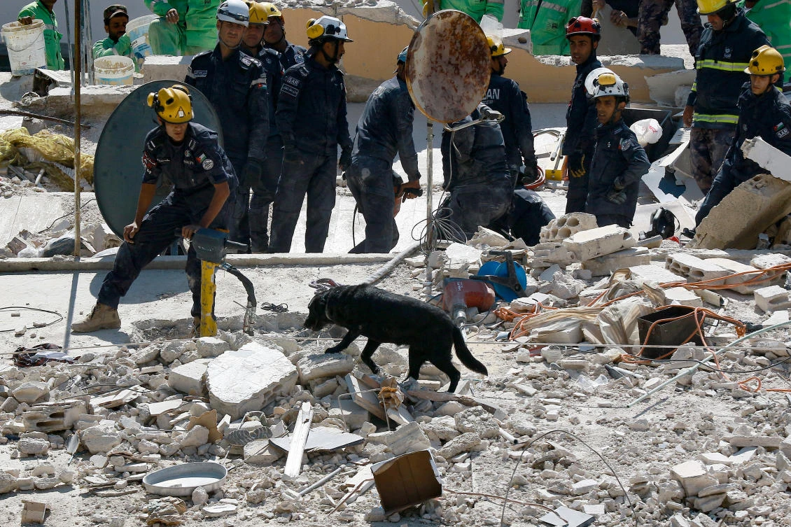 Death toll from Jordan building collapse rises to 13