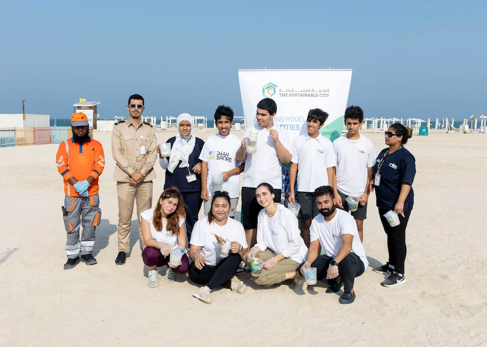 A community cleanup campaign to mark world cleanup day has been held by the Sustainable City in Dubai. (Supplied)