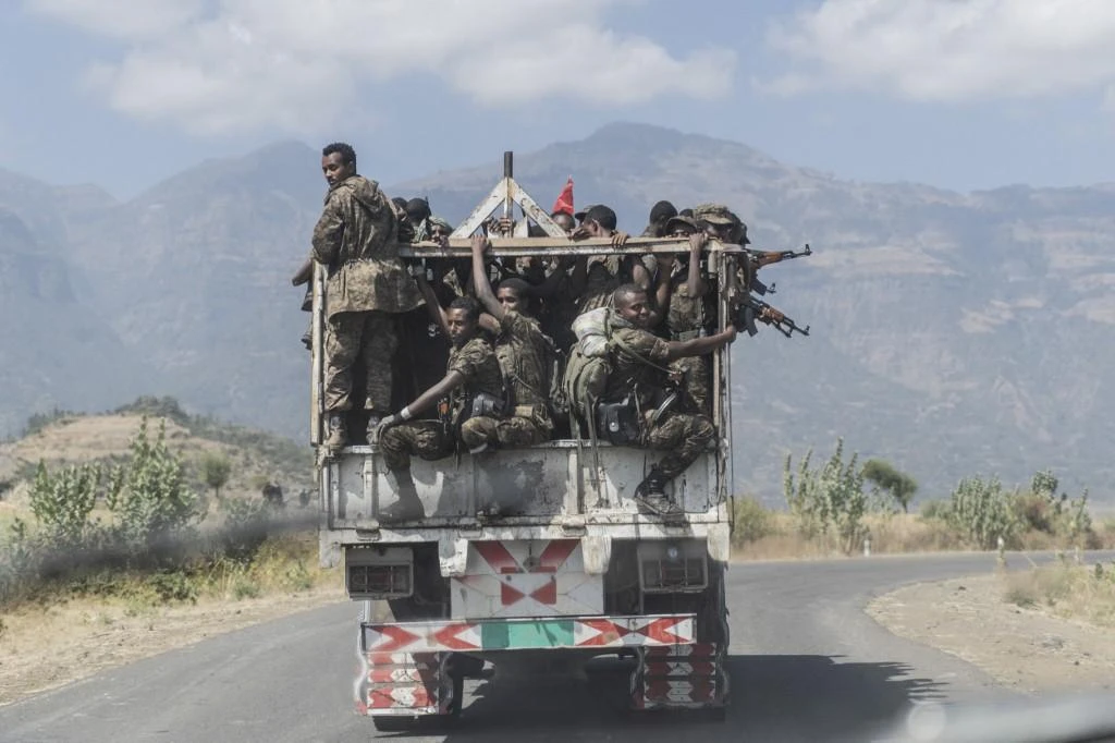 Eritrean forces fought on the side of Ethiopian federal troops in the war in Ethiopia’s Tigray region. (File/AFP)