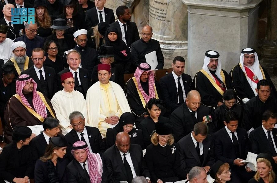 Prince Turki bin Mohammed attends funeral of Queen Elizabeth II on behalf of King Salman