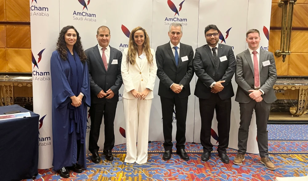 Several leading diplomats, academics and business officials took part in a panel discussion to discuss ESG strategies, plans and reporting at the Jeddah Hilton Hotel where the ESG committee was launched. (Supplied)