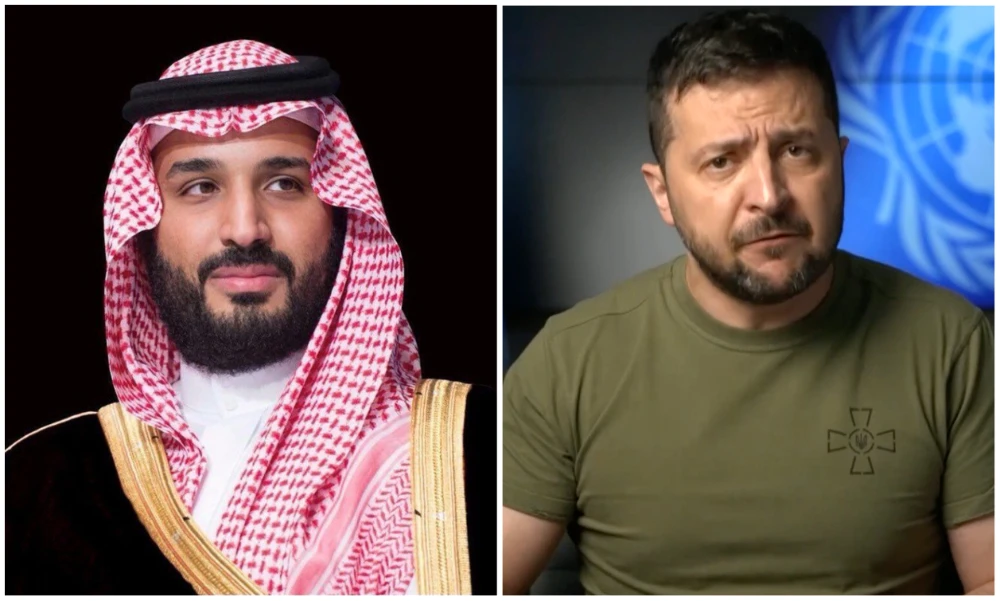 Ukraine president thanks Saudi crown prince for prisoner release efforts
