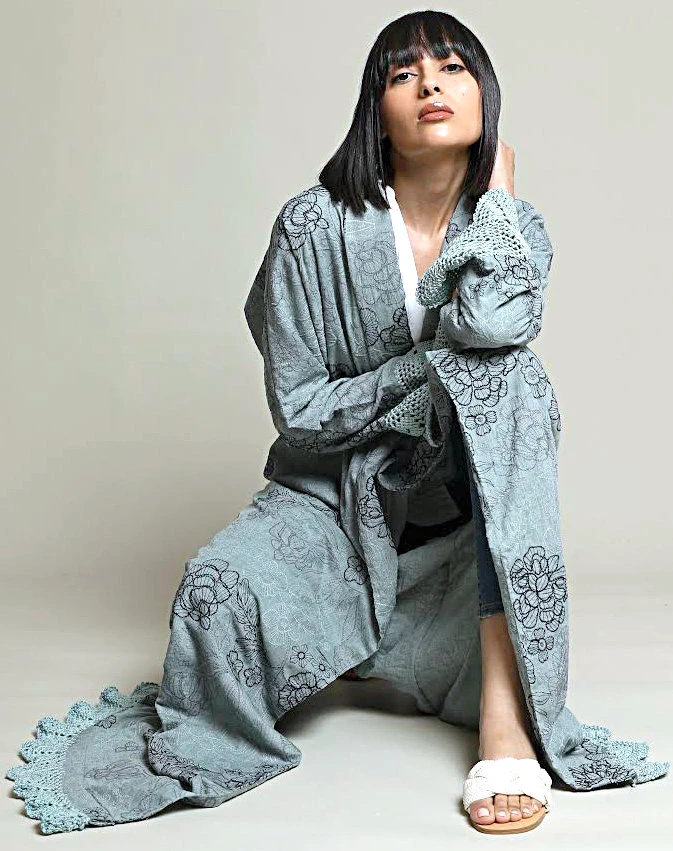 What We Are Buying Today: Spanish designer Belen Mancha’s abayas, thobes combine modern style with vintage crochet