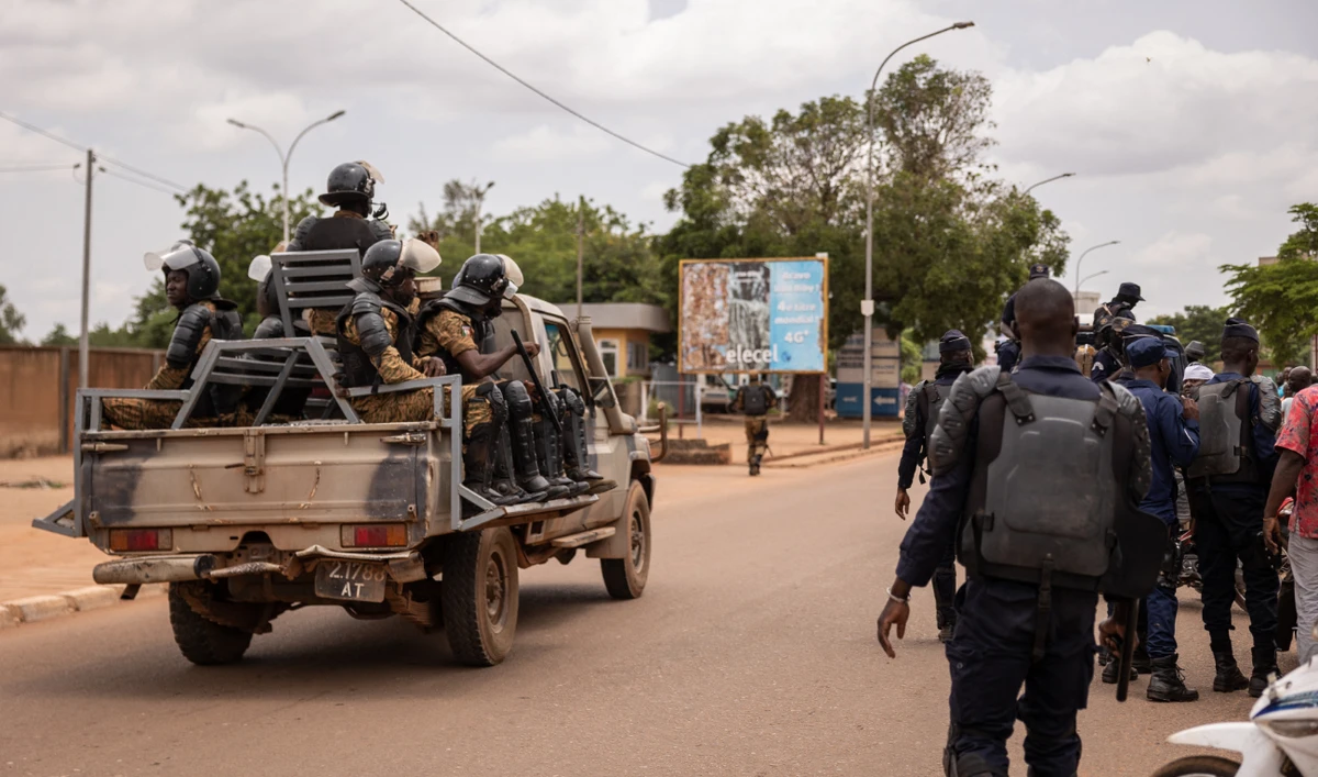 Lt. Col. Paul-Henri Sandaogo Damiba seized power in a January coup, ousting Burkina’s elected leader and promising to rein in the militants. (AFP/File)