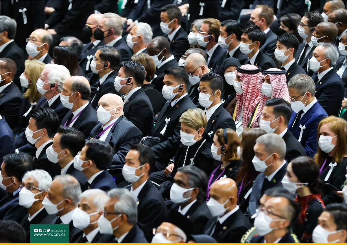 Gulf, Arab delegations attend former Japan PM Shinzo Abe’s state funeral
