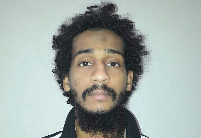 El Shafee El-Sheikh was found guilty on eight charges, including four counts of hostage-taking resulting in death and murder conspiracy. (Syrian Democratic Forces via AFP)