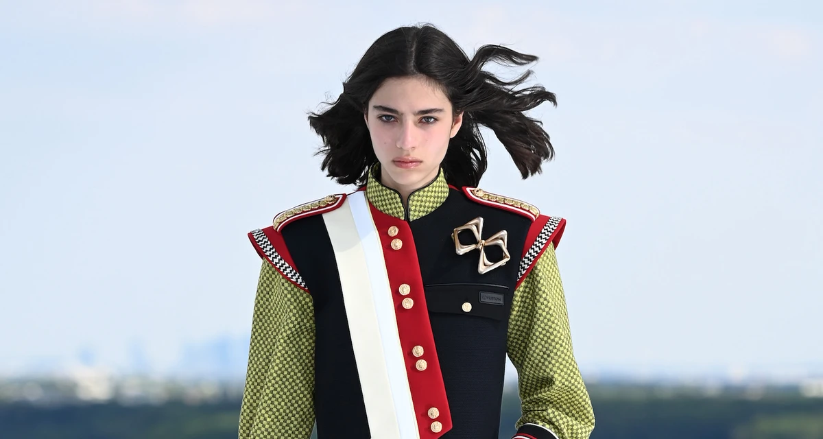 French Algerian model Loli Bahia hits the runway in Paris