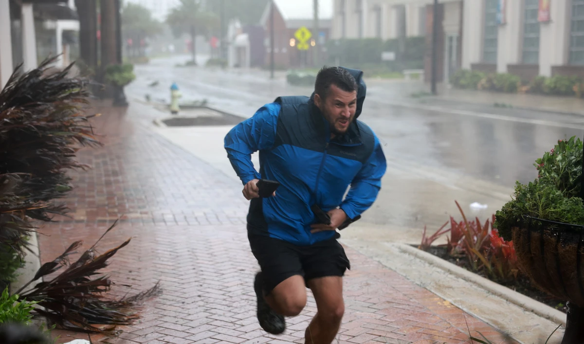 Hurricane Ian made landfall this afternoon, packing 150-mile-per-hour winds and a 12-foot storm surge and knocking out power to nearly 1.5 million customers, according to published reports. (AFP)
