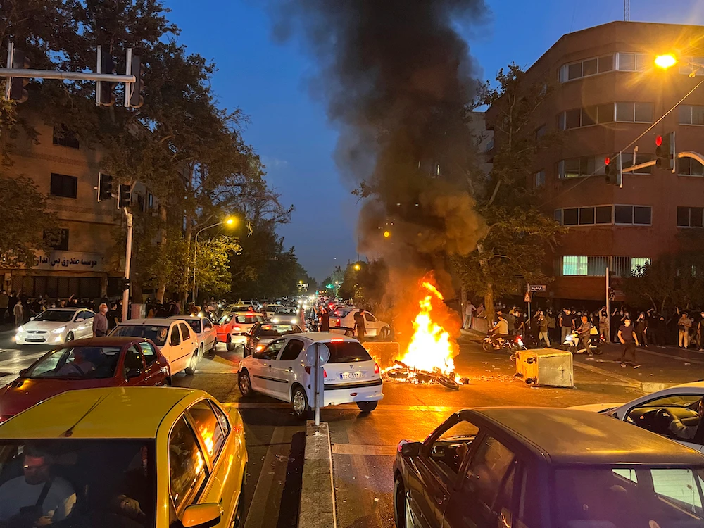 Live ammunition, birdshot, metal pellets and beatings have also been used liberally against protesters by the Iranian authorities. (AP)