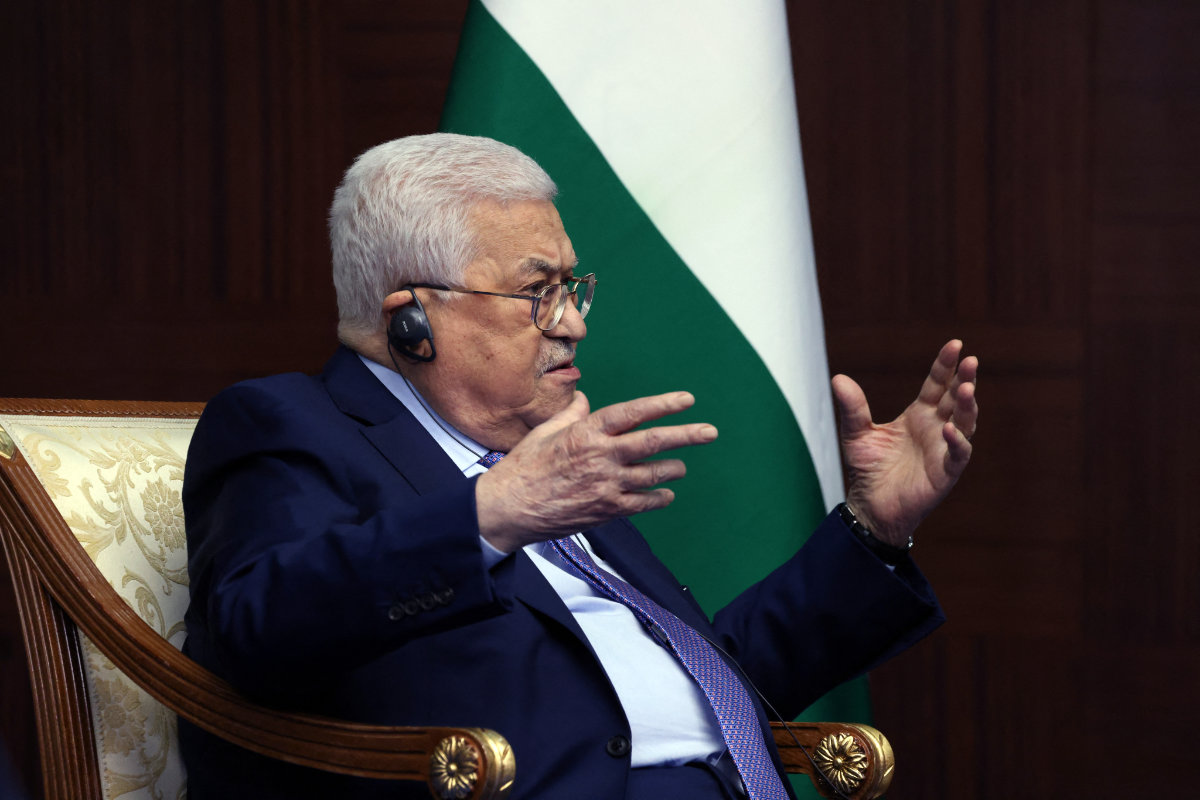 Palestinian leader Mahmoud Abbas. (AFP)