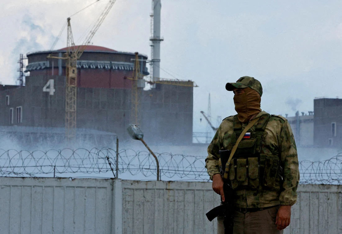 The Zaporizhzhia plant has been a focal point of Russia’s seven-month invasion of Ukraine. (Reuters)