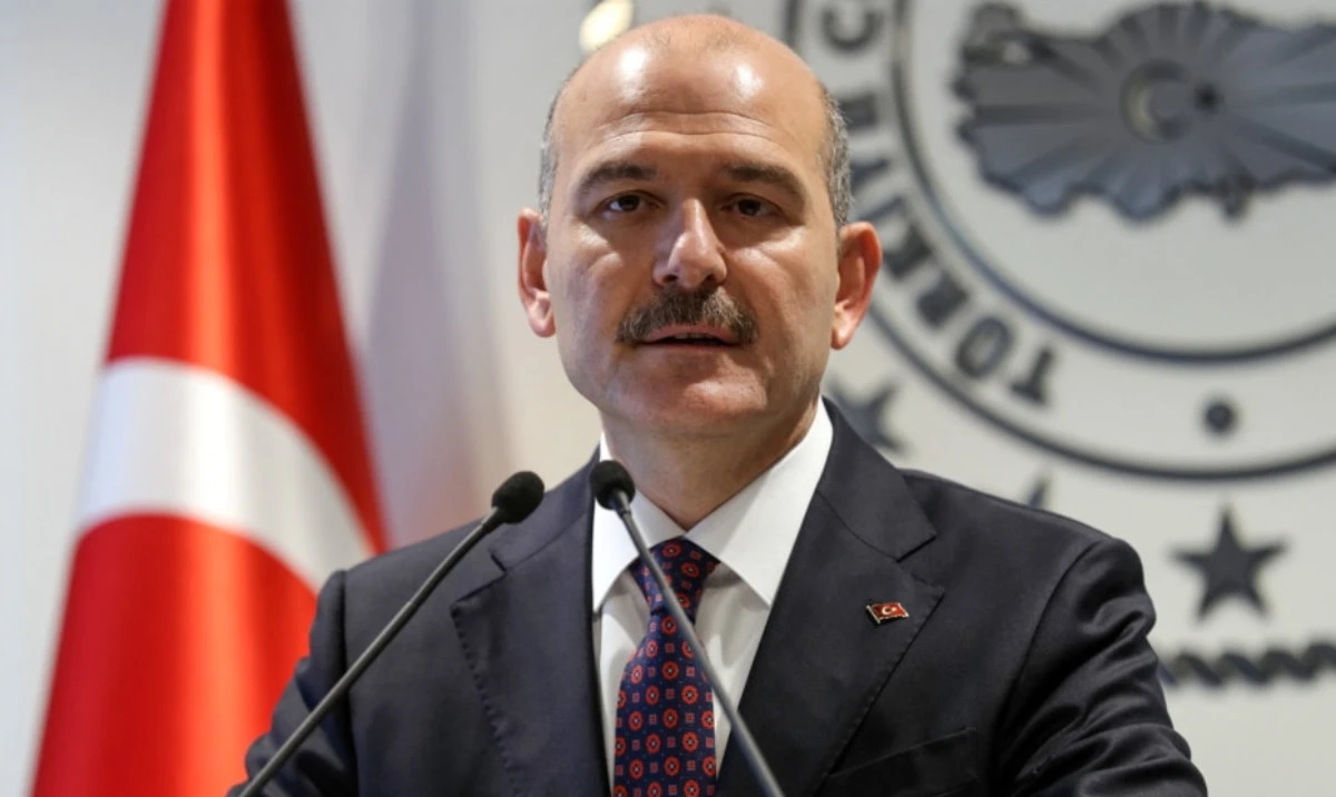 Turkish Interior Minister Suleyman Soylu. (AFP/File)